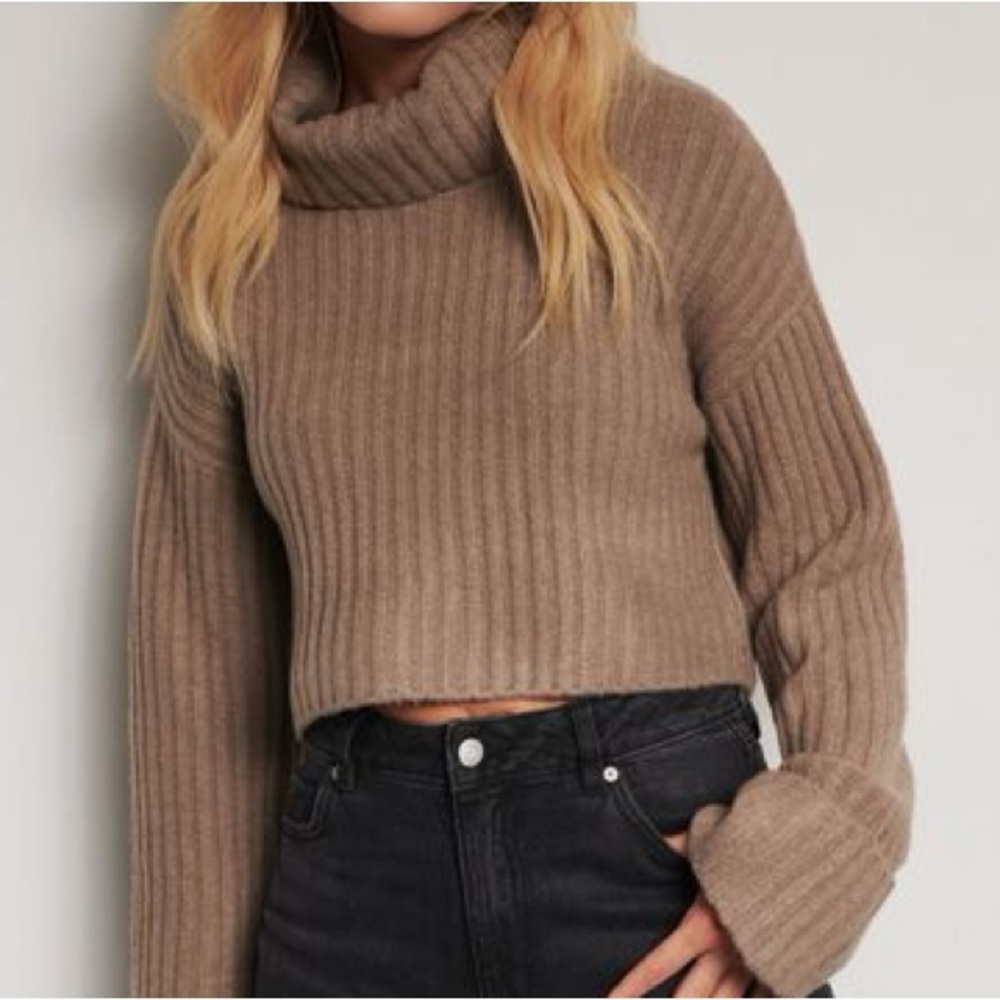 Dynamite Chunky Cropped Sweater